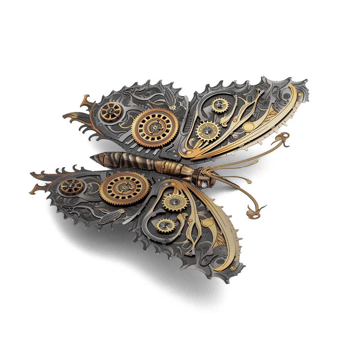 Productvisuals_Modelbouw-Metal-Earth-Steampunk-Butterfly-4