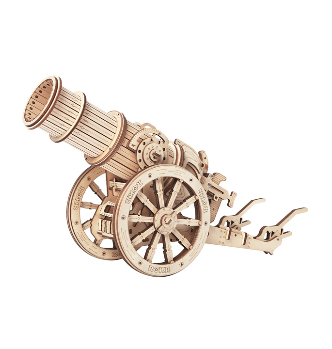 Productvisuals_Modelbouw-Robotime-Medieval-wheeled-cannon-1