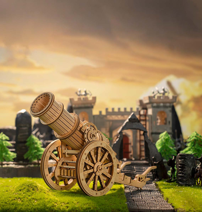 Productvisuals_Modelbouw-Robotime-Medieval-wheeled-cannon3-1