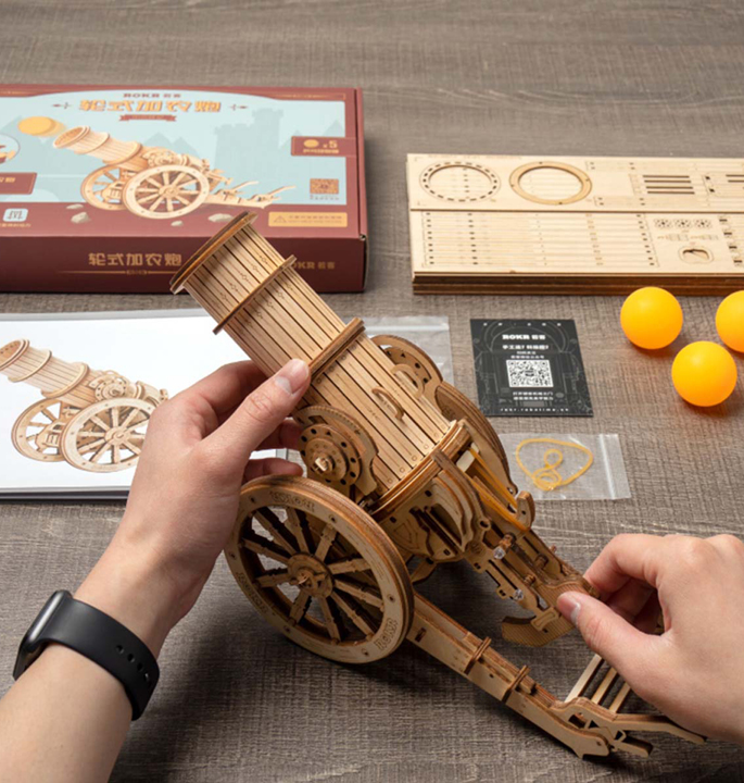 Productvisuals_Modelbouw-Robotime-Medieval-wheeled-cannon5-1