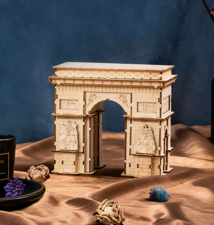 Productvisuals_Modelbouw-Robotime-modern-3d-wooden-tg502-arc-de-triomphe2-1