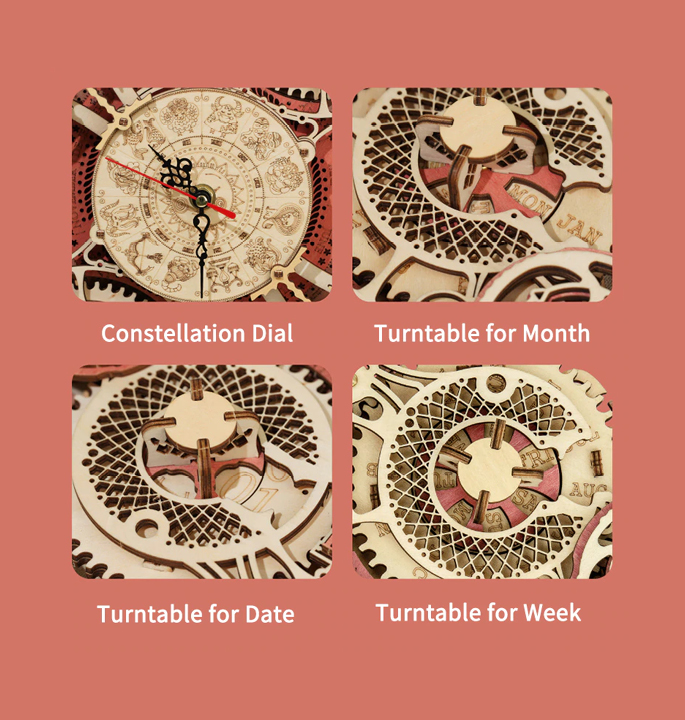 Productvisuals_Modelbouw-Robotime-zodiac-wall-clock-lc6013-1