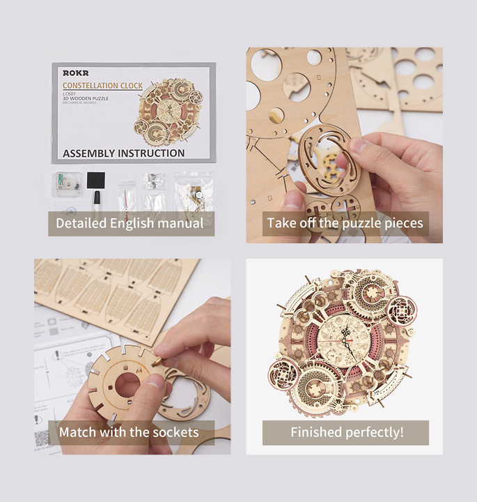 Productvisuals_Modelbouw-Robotime-zodiac-wall-clock-lc6015-1